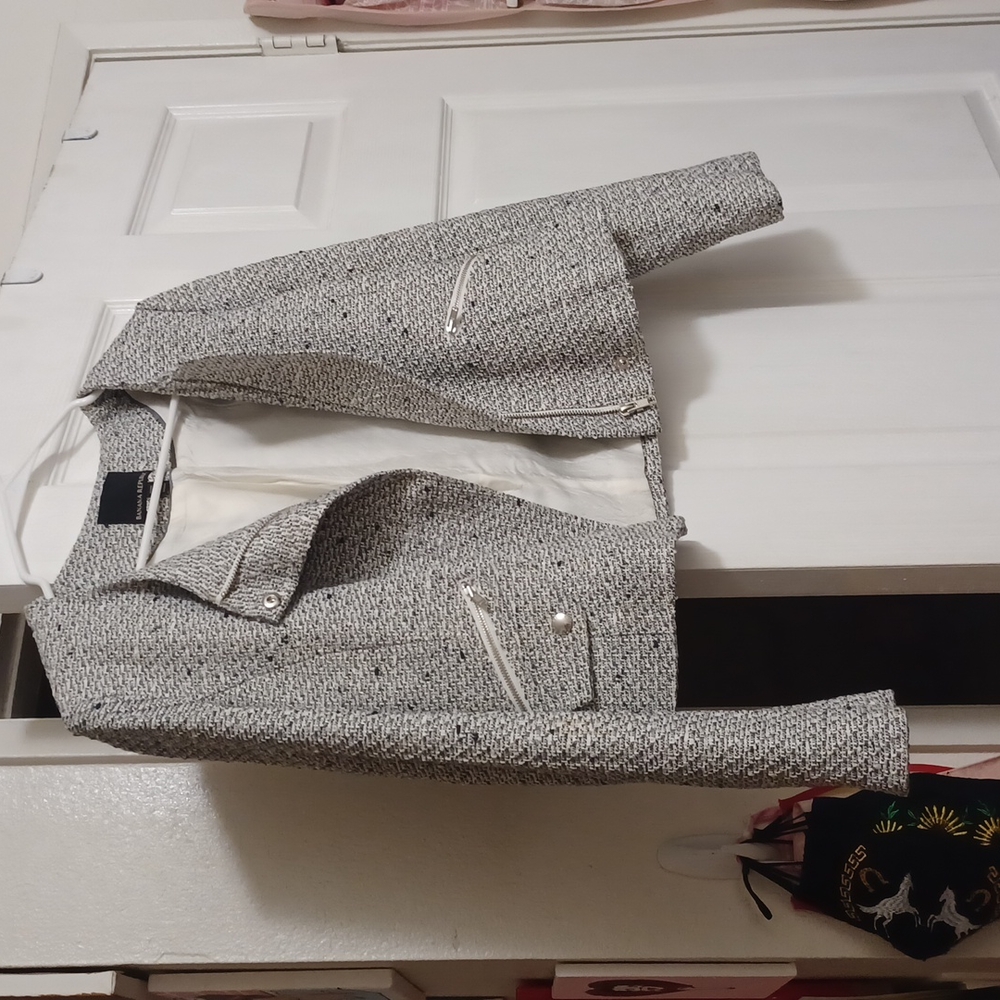 Like new banana republic light gray coat size 4